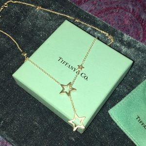 Authentic Tiffany & Co Star Lariat Necklace.